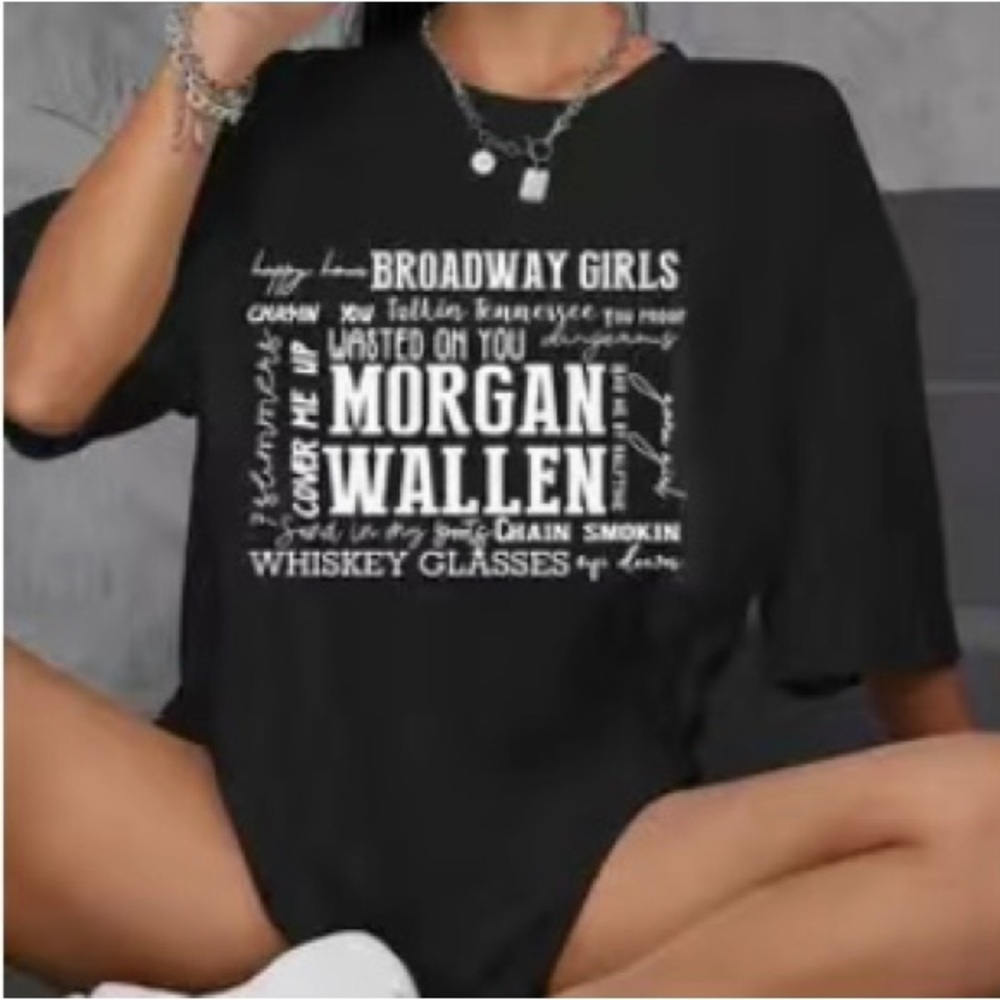 New! Wallen Country Music Short Sleeve‎ T-shirt
